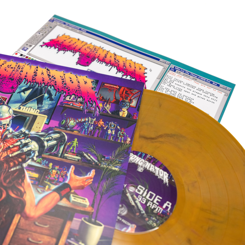 Bonginator - Retrodeath Vinyl LP  |  Yellow/Black Marble