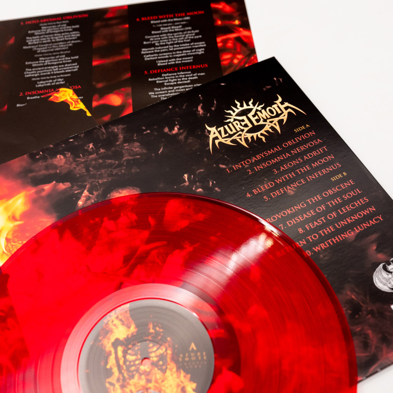 Azure Emote - Cryptic Aura Vinyl LP  |  Red Transparent
