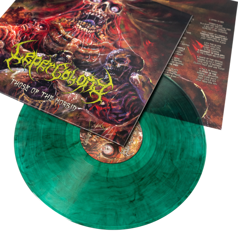 Leper Colony - Those Of The Morbid Vinyl LP  |  Crystal Clear/Green/Black Marble