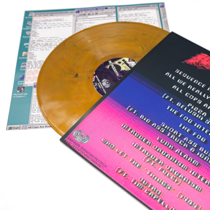 Bonginator - Retrodeath Vinyl LP  |  Yellow/Black Marble