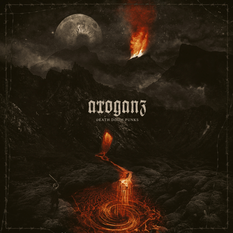 Arroganz - Death Doom Punks Vinyl LP  |  Orange/Black Galaxy