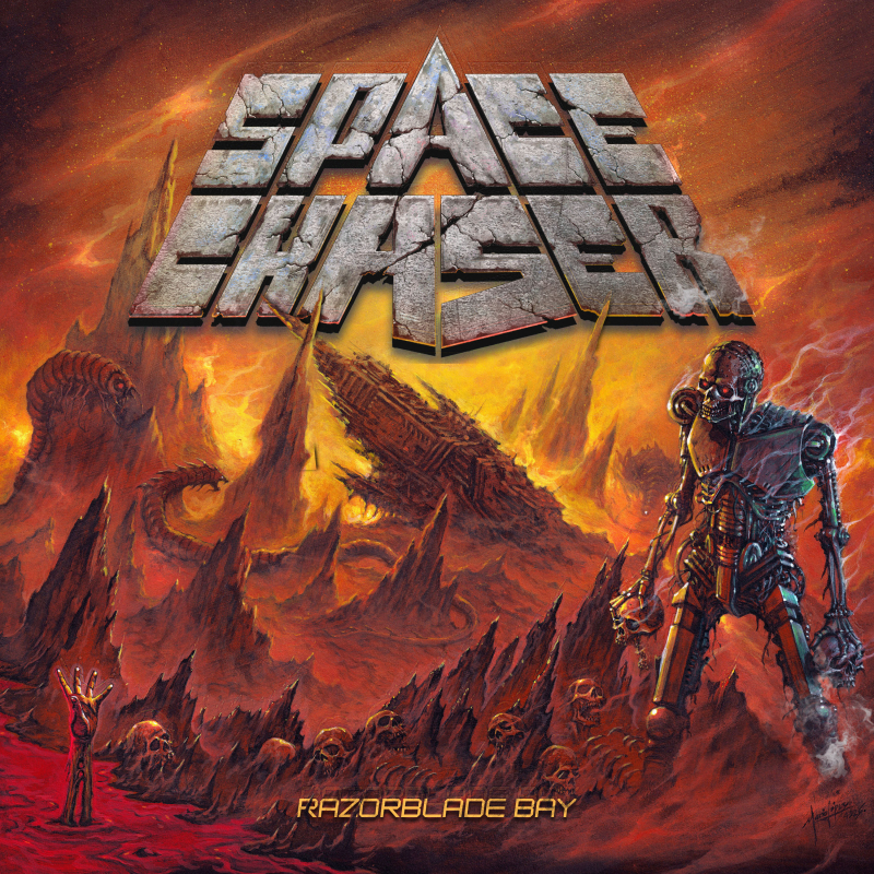 Space Chaser - Razorblade Bay Vinyl LP  |  Splatter