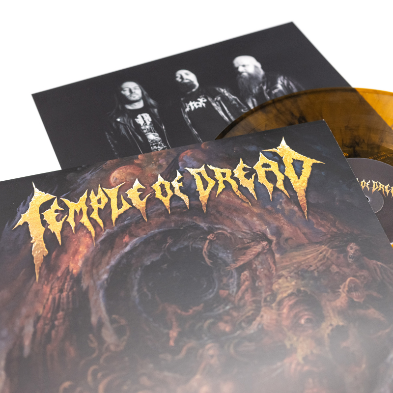 Temple Of Dread - Hades Unleashed Vinyl LP  |  Orange/Black Marble