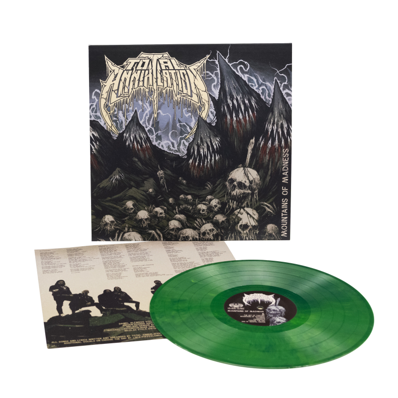 Total Annihilation - Mountains Of Madness Vinyl LP  |  Green/Yellow Marble