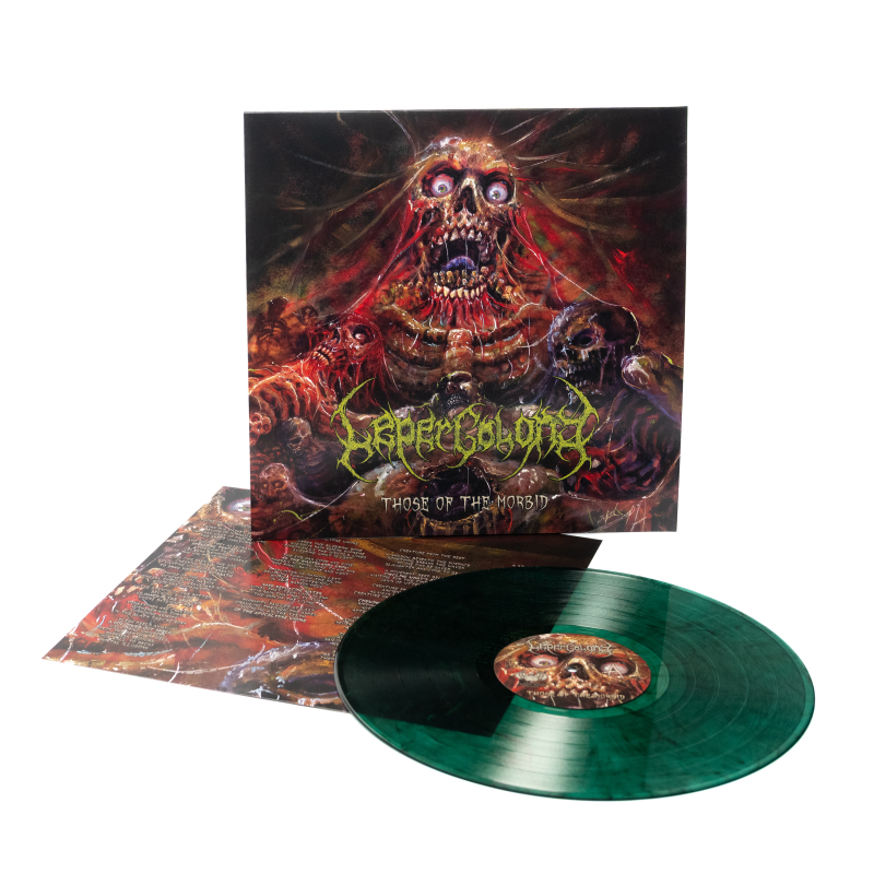 Leper Colony - Those Of The Morbid Vinyl LP  |  Crystal Clear/Green/Black Marble