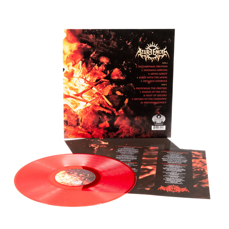 Azure Emote - Cryptic Aura Vinyl LP  |  Red Transparent