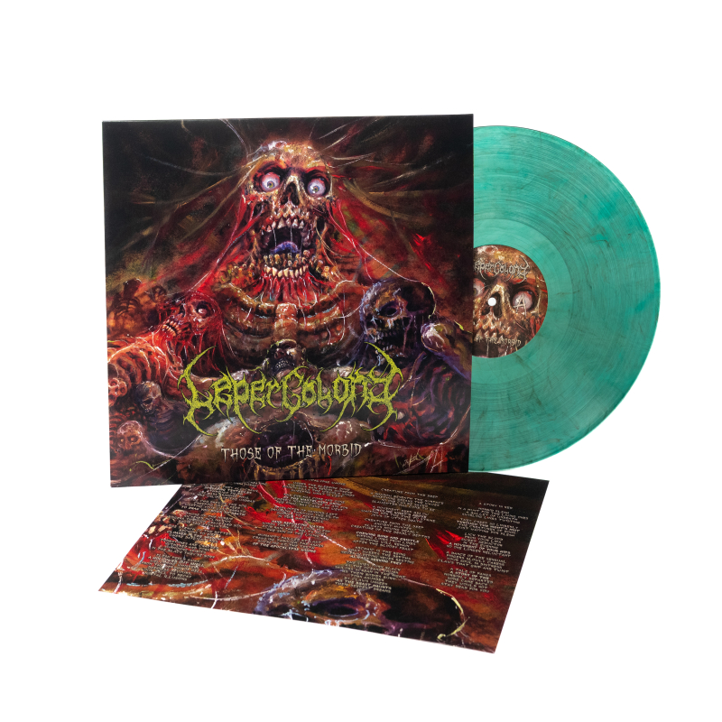 Leper Colony - Those Of The Morbid Vinyl LP  |  Crystal Clear/Green/Black Marble
