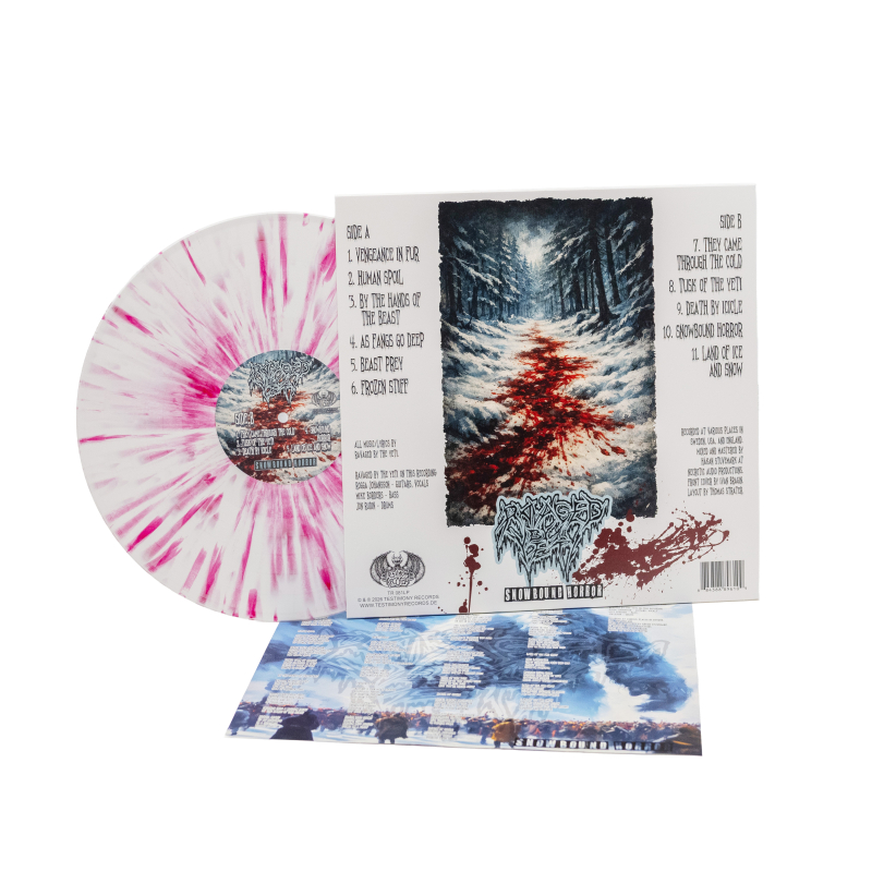 Ravaged By The Yeti - Snowbound Horror Vinyl LP  |  White/Red Splatter