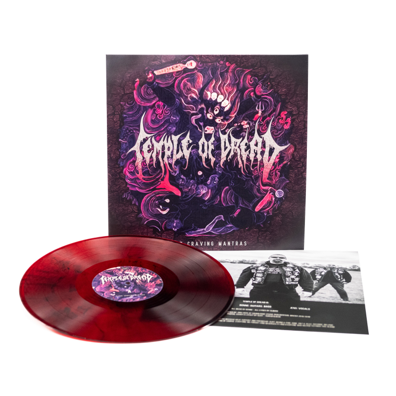 Temple Of Dread - Blood Craving Mantras Vinyl LP  |  Red/Black Marble