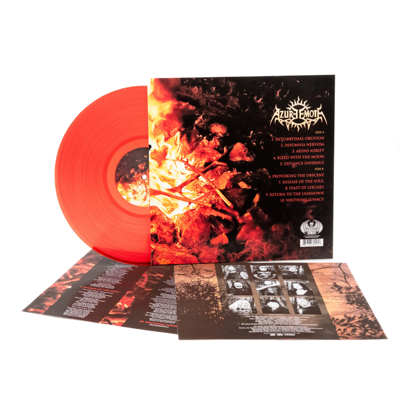 Azure Emote - Cryptic Aura Vinyl LP  |  Red Transparent