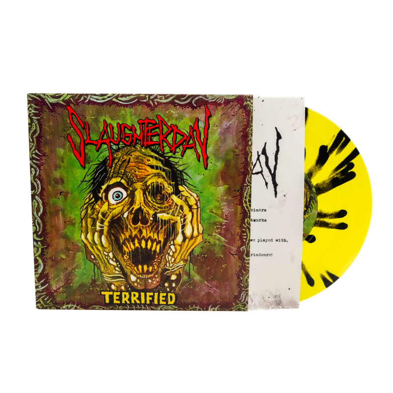 Slaughterday - Terrified Vinyl 7"  |  Splatter