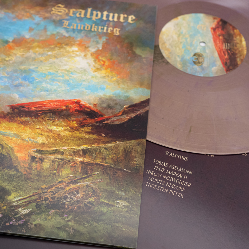 Scalpture - Landkrieg Vinyl LP  |  Purple/Gold Marble